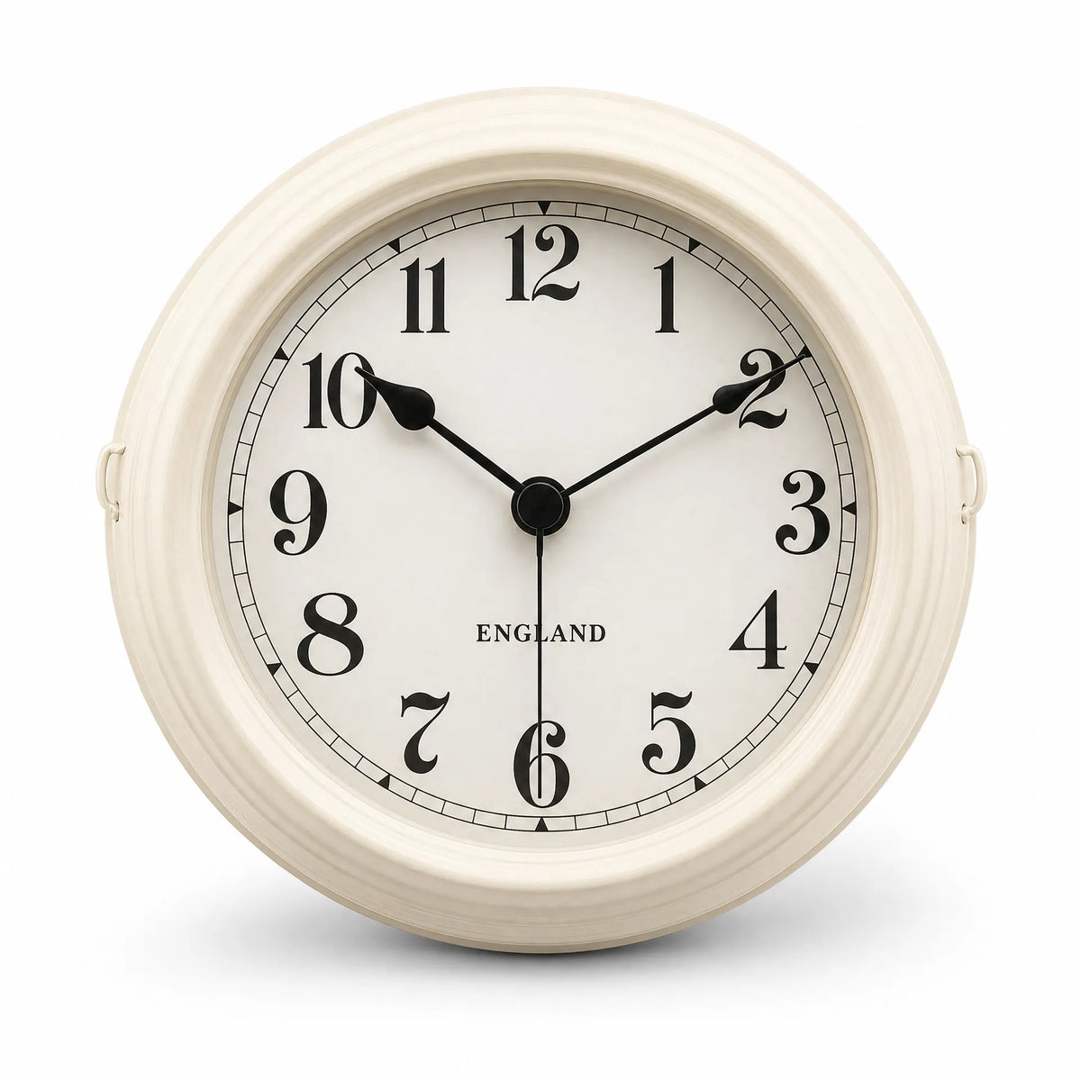 Royal Opera Cream Wall Clock Vintage Silent Movement
