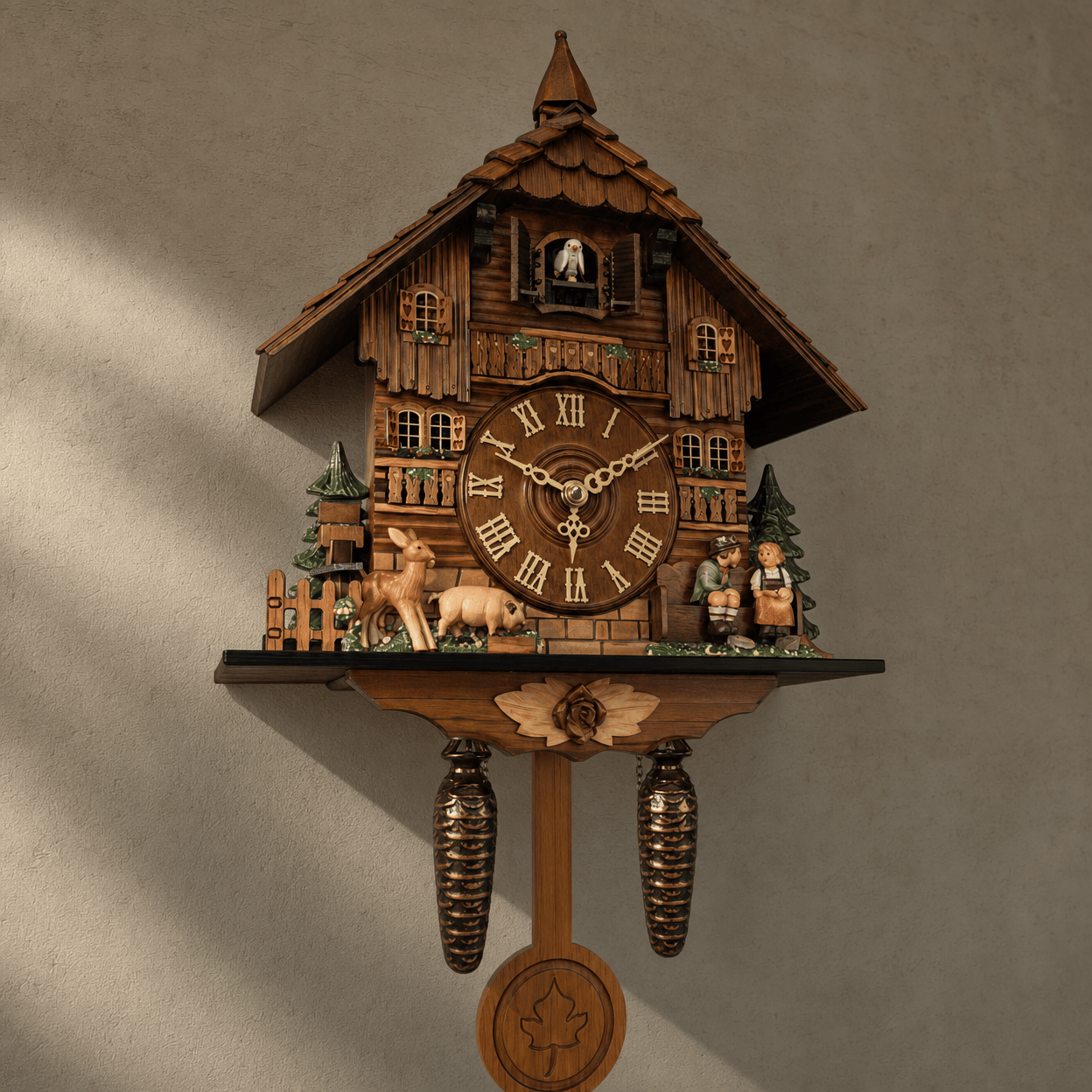 Royal Opera Cuckoo Clock Chalet Pendulum