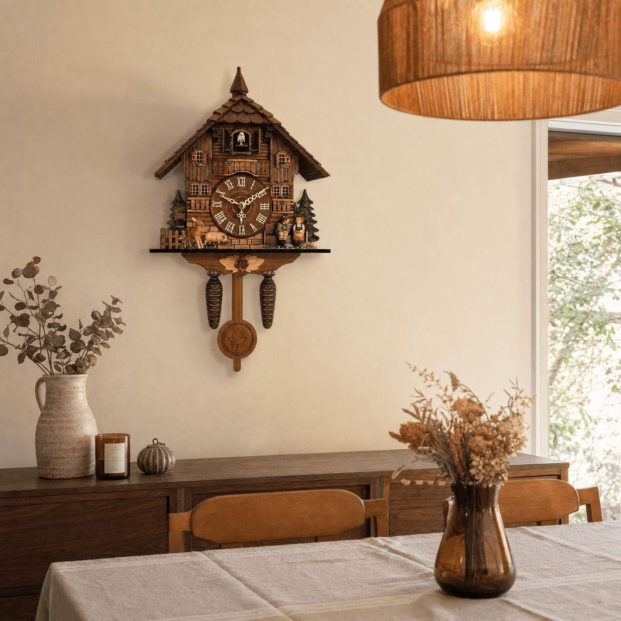 Royal Opera Cuckoo Clock Chalet Pendulum