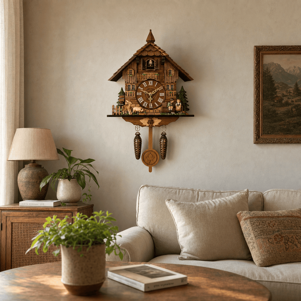 Royal Opera Cuckoo Clock Chalet Pendulum