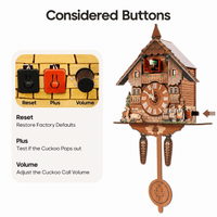 Royal Opera Cuckoo Clock Chalet Pendulum