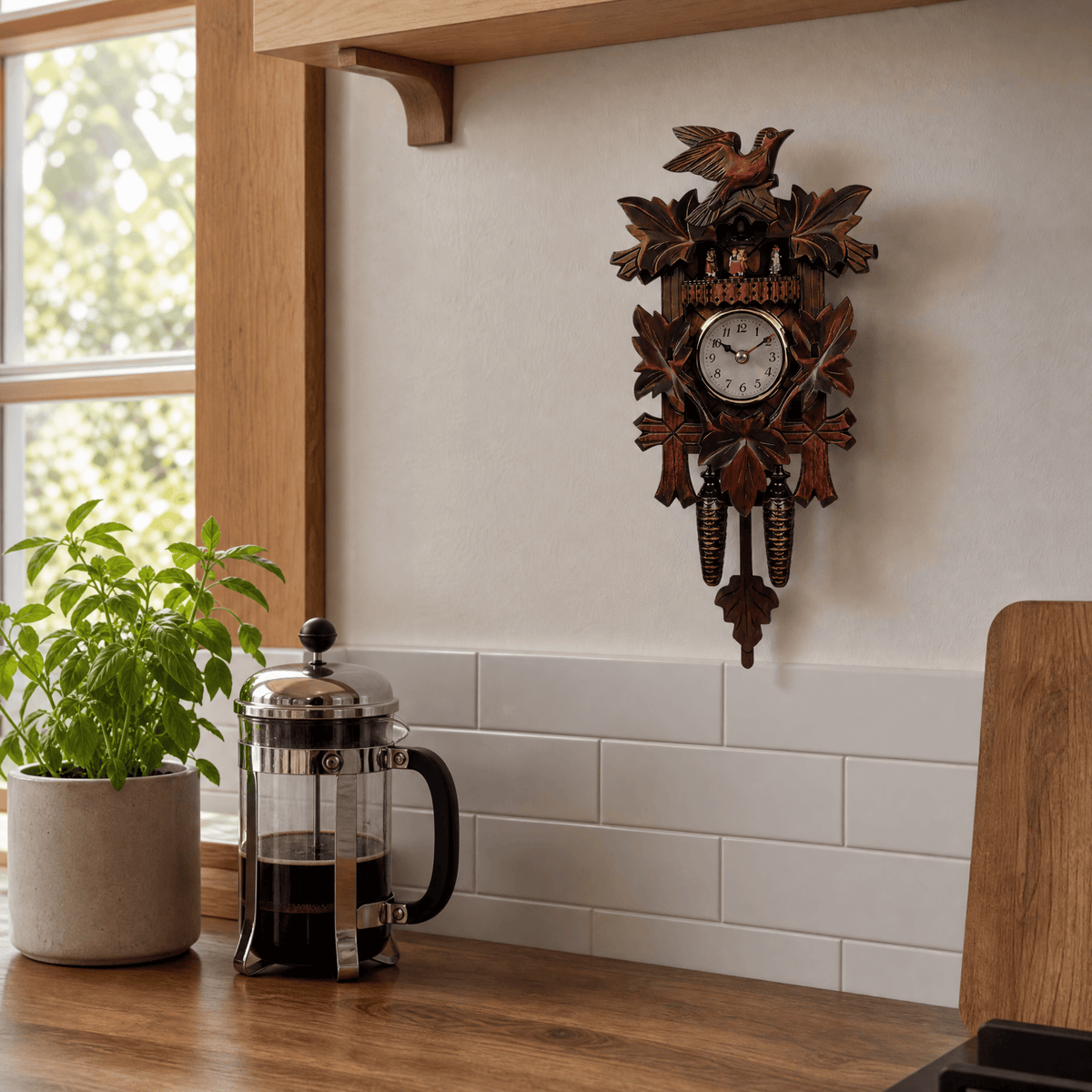Royal Opera Cuckoo Clock Hand Carved Pendulum
