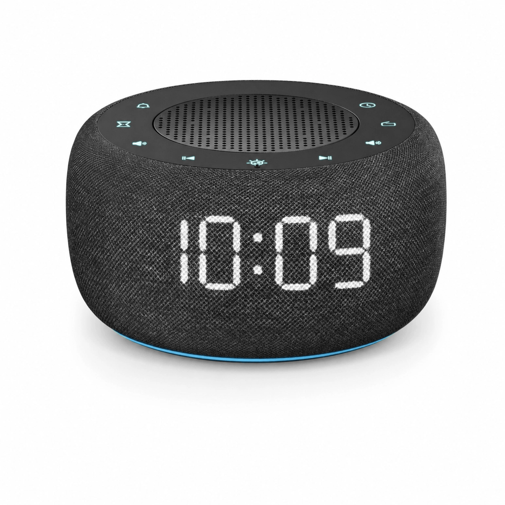 Royal Opera Dark Grey Bluetooth Digital Alarm Clock
