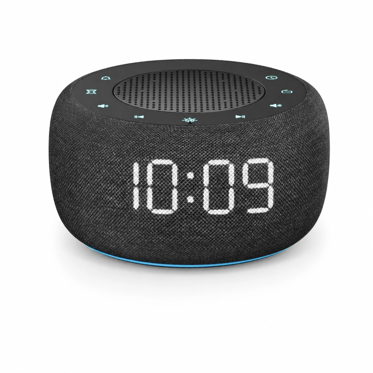 Royal Opera Dark Grey Bluetooth Digital Alarm Clock