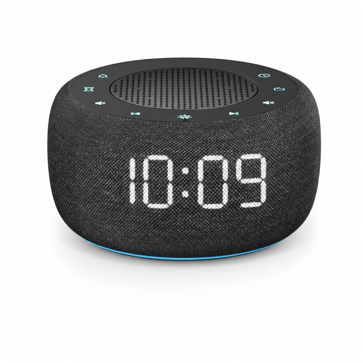 Royal Opera Dark Grey Bluetooth Digital Alarm Clock