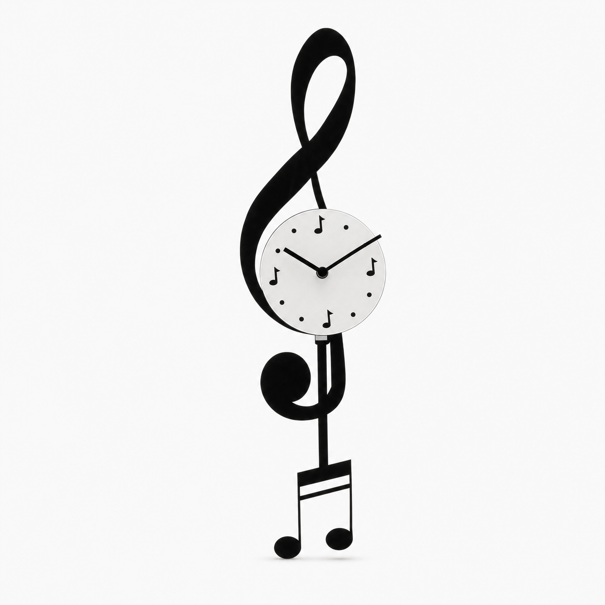 Royal Opera Design 2 Wall Clock Treble Clef Silent Movement