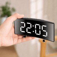 Royal Opera Digital Clock Curved LED Silent