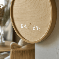 Royal Opera Digital Wooden Wall Clock Silent