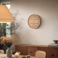 Royal Opera Digital Wooden Wall Clock Silent