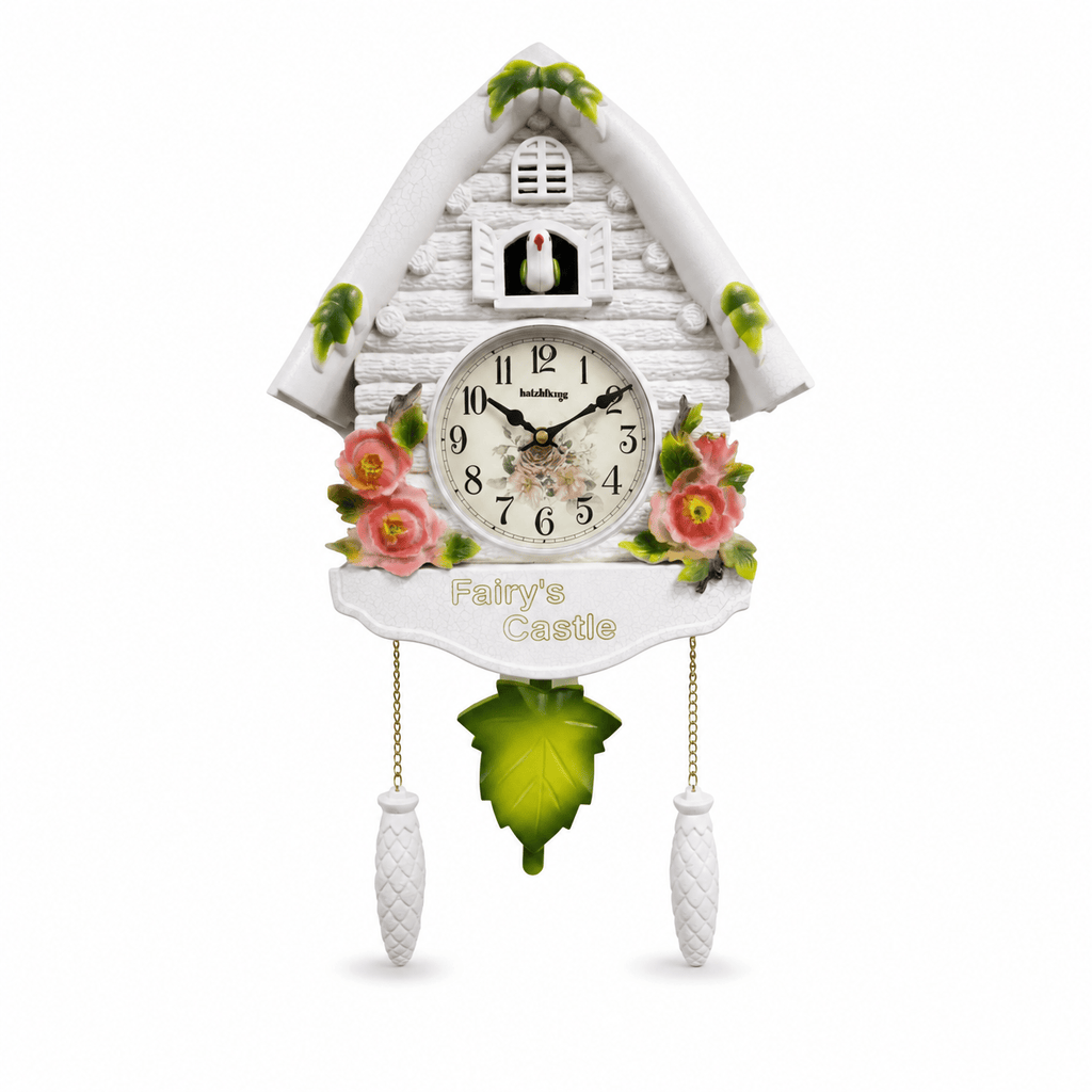 Royal Opera Flower Traditional Pendulum Cuckoo Clock