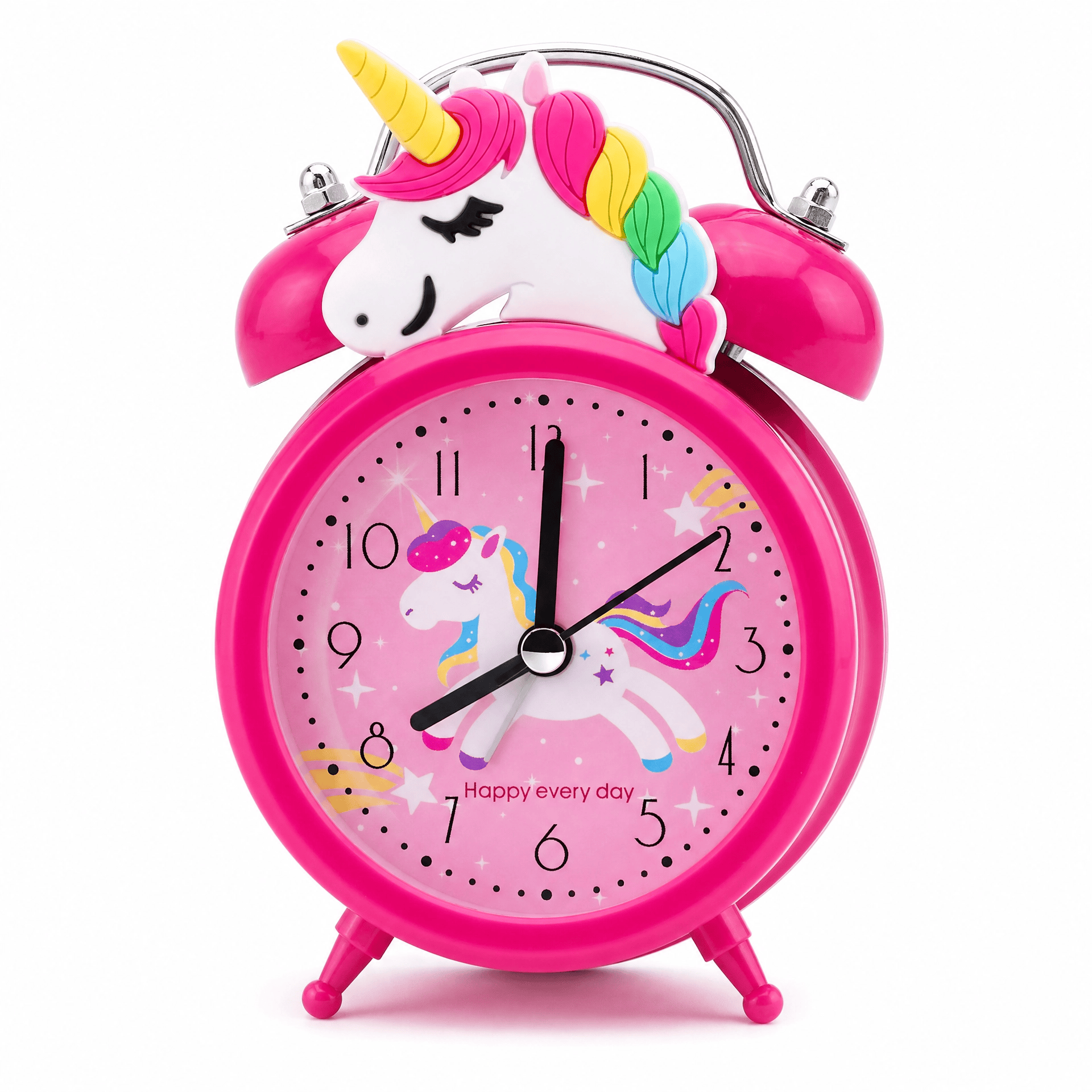 Royal Opera Fuchsia Kids Alarm Clock Unicorn Silent