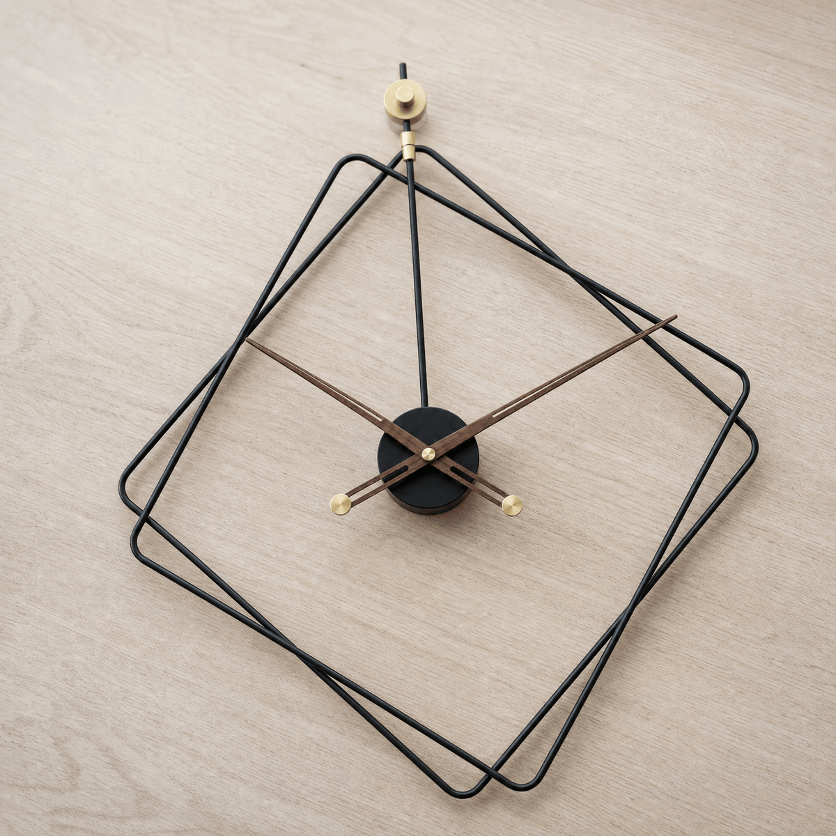 Royal Opera Geometric Diamond Large Face Wall Clock