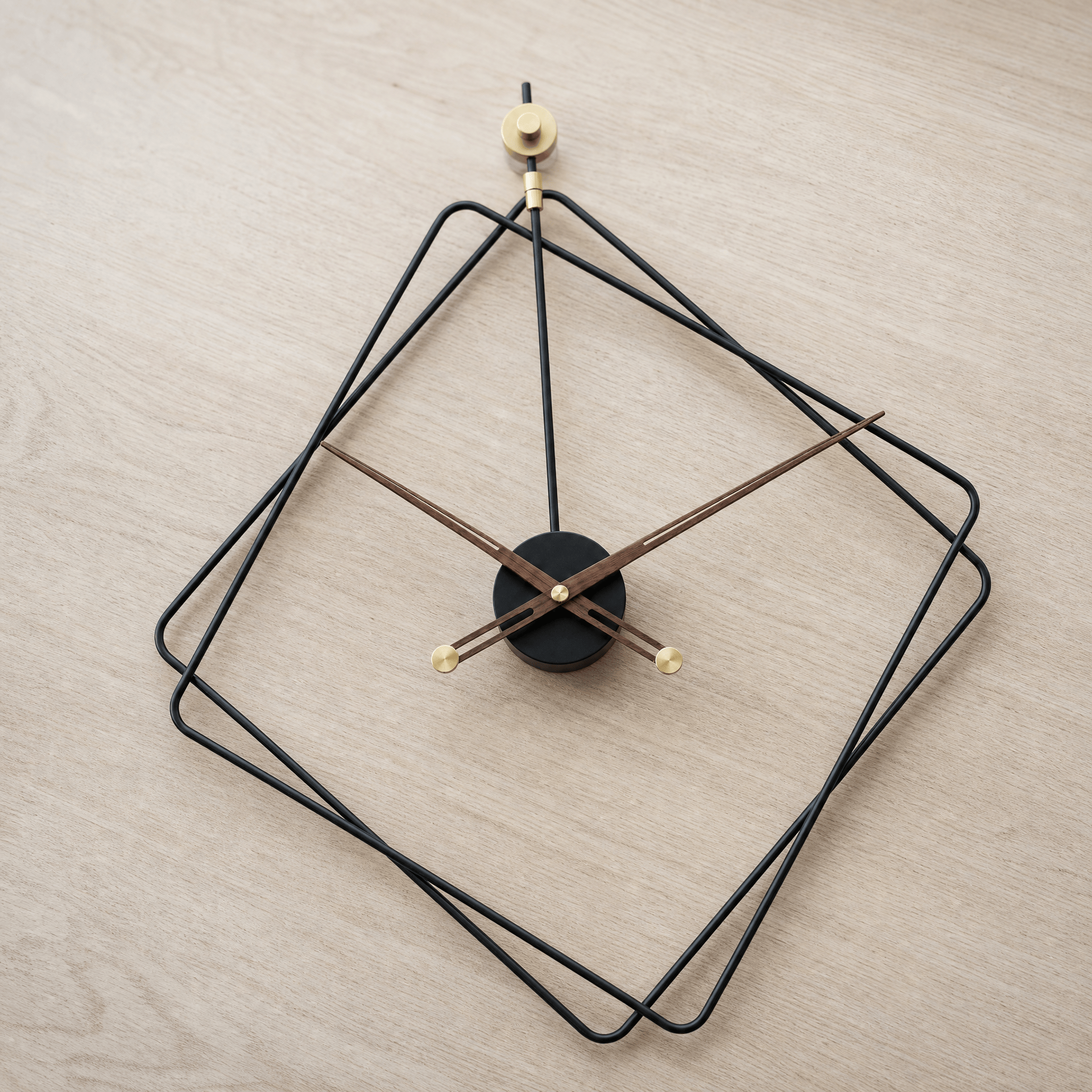 Royal Opera Geometric Diamond Large Face Wall Clock