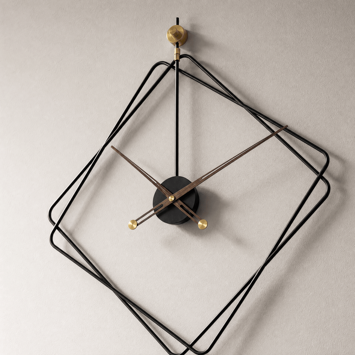 Royal Opera Geometric Diamond Large Face Wall Clock