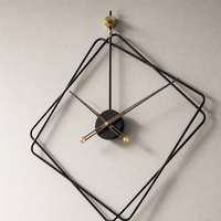 Royal Opera Geometric Diamond Large Face Wall Clock