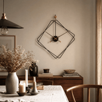 Royal Opera Geometric Diamond Large Face Wall Clock