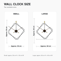 Royal Opera Geometric Diamond Large Face Wall Clock