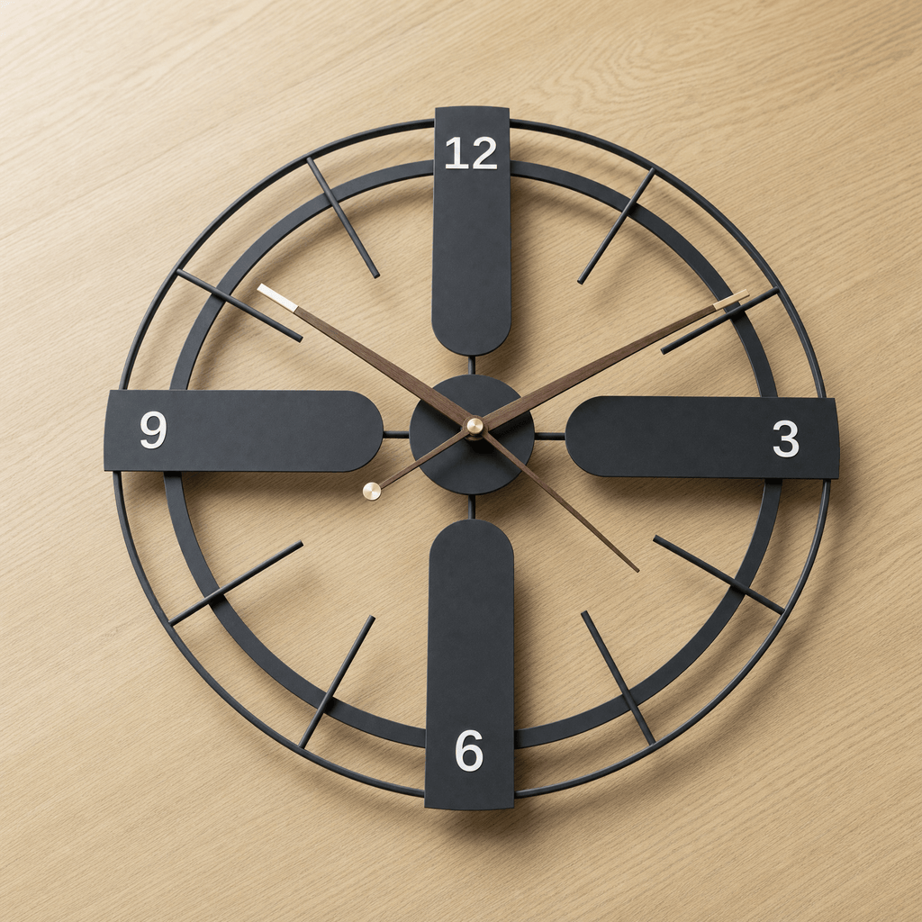 Royal Opera Geometric Silent Wall Clock