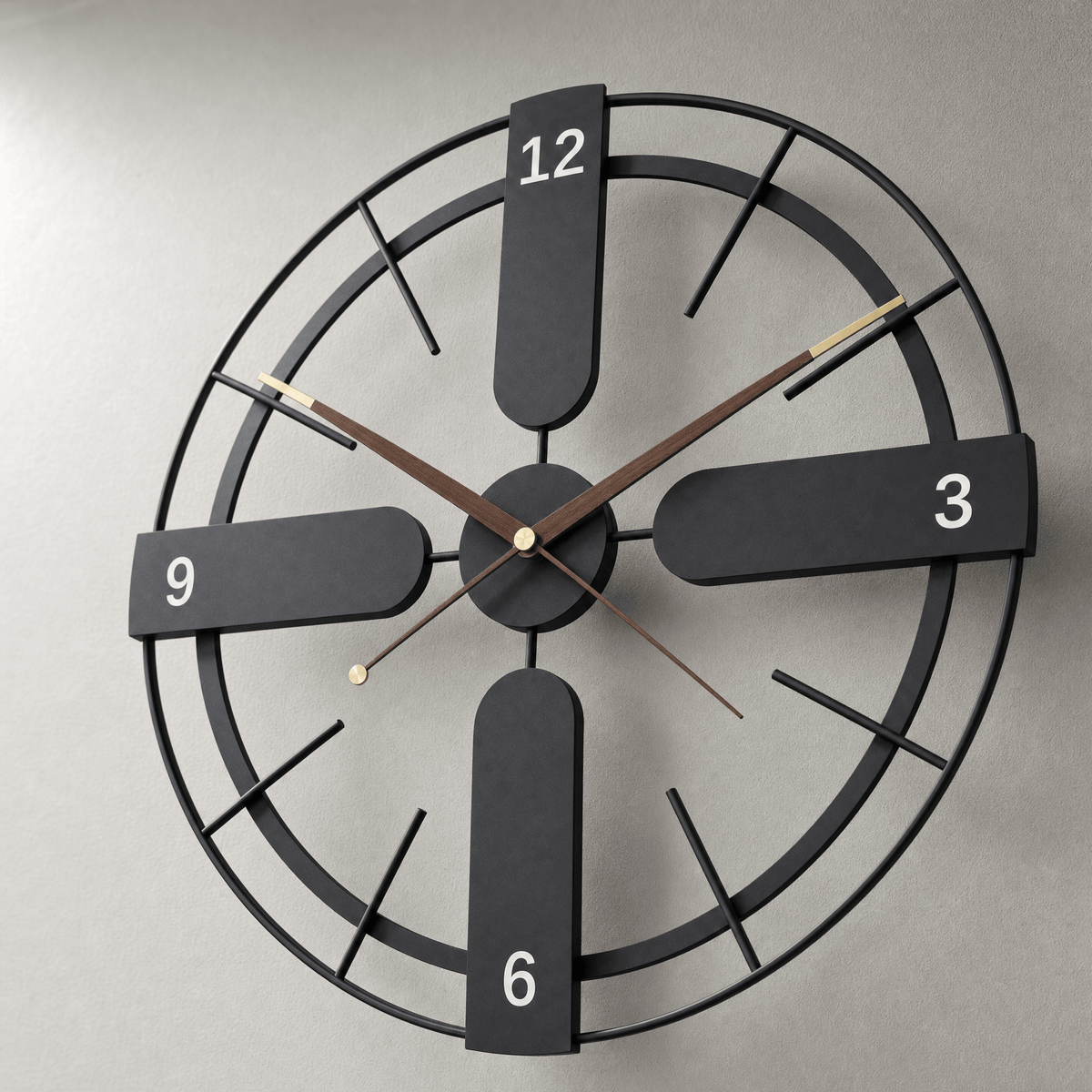 Royal Opera Geometric Silent Wall Clock