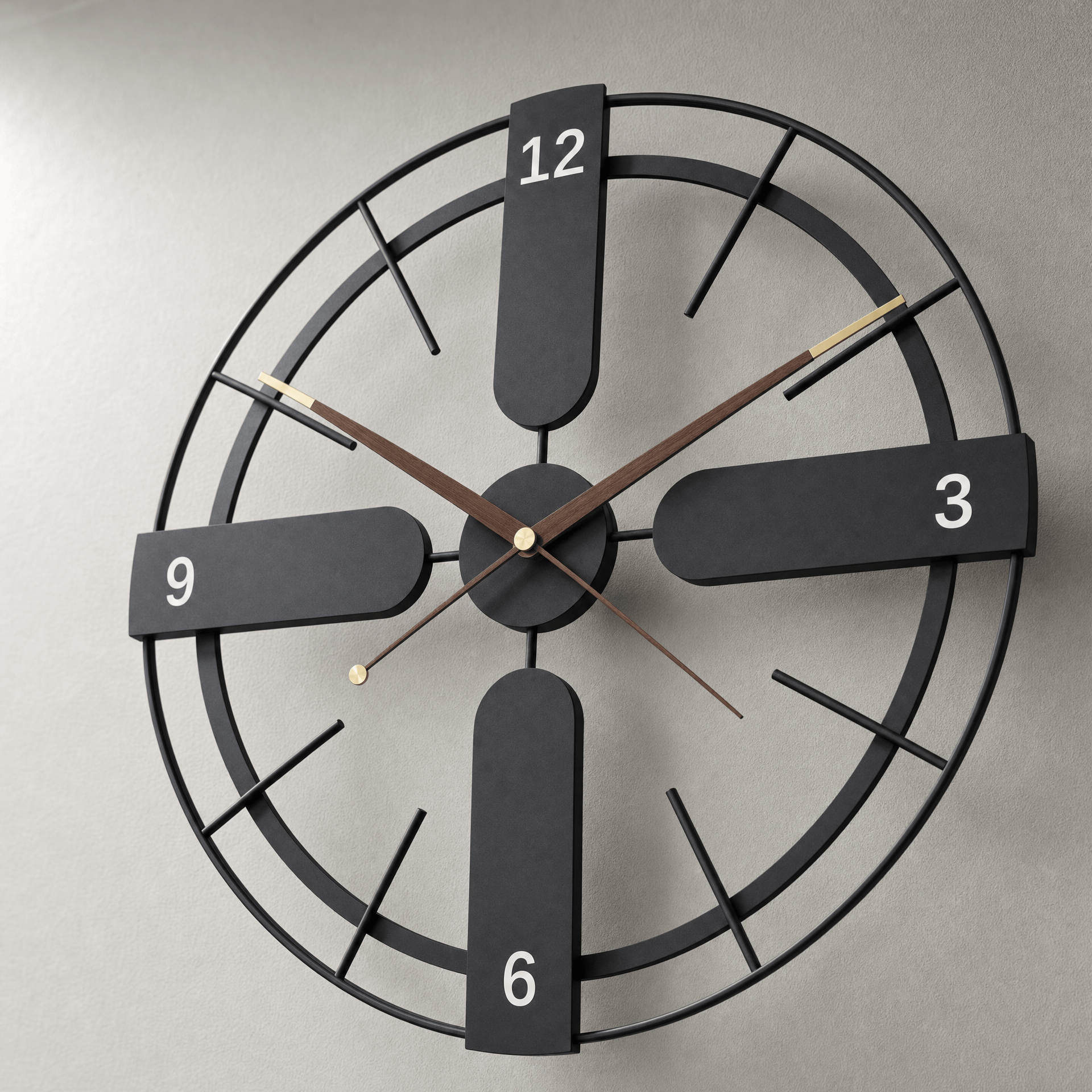 Royal Opera Geometric Silent Wall Clock