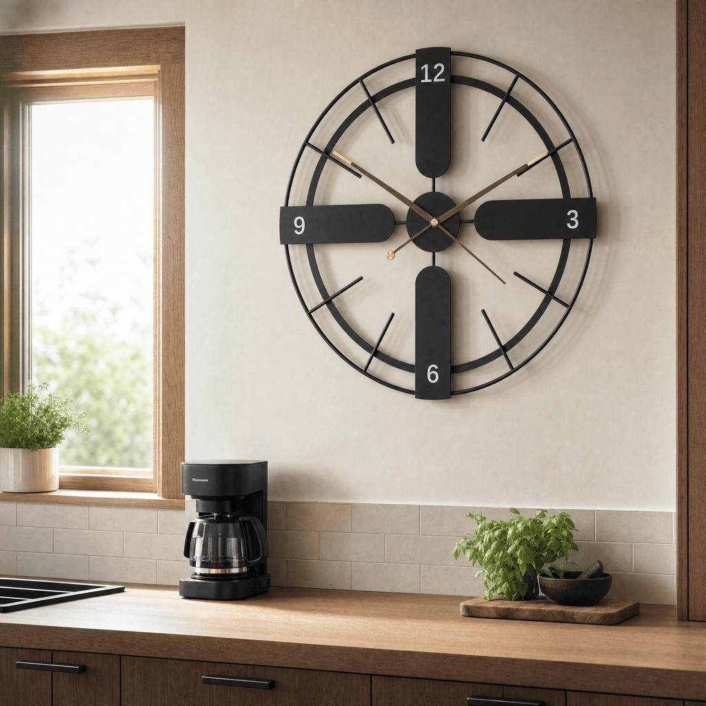 Royal Opera Geometric Silent Wall Clock