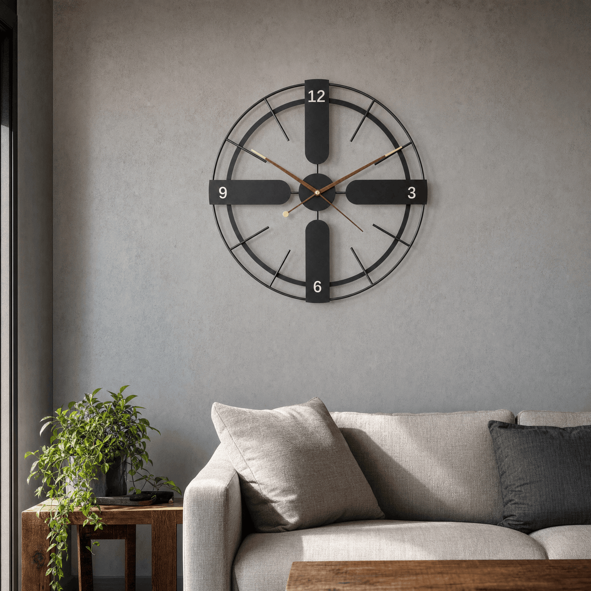 Royal Opera Geometric Silent Wall Clock