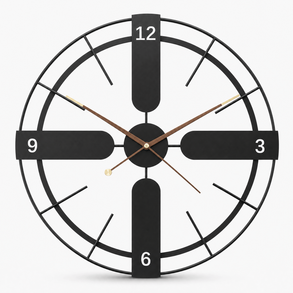 Royal Opera Geometric Silent Wall Clock