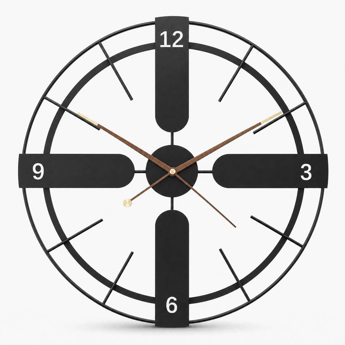 Royal Opera Geometric Silent Wall Clock