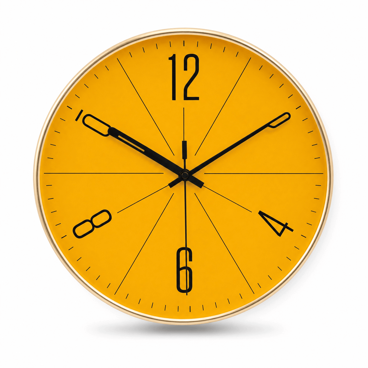 Royal Opera Gold / 25cm Minimalist Round Wall Clock
