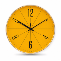 Royal Opera Gold / 25cm Minimalist Round Wall Clock