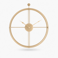 Royal Opera Gold / 55 cm Modern Round Silent Wall Clock