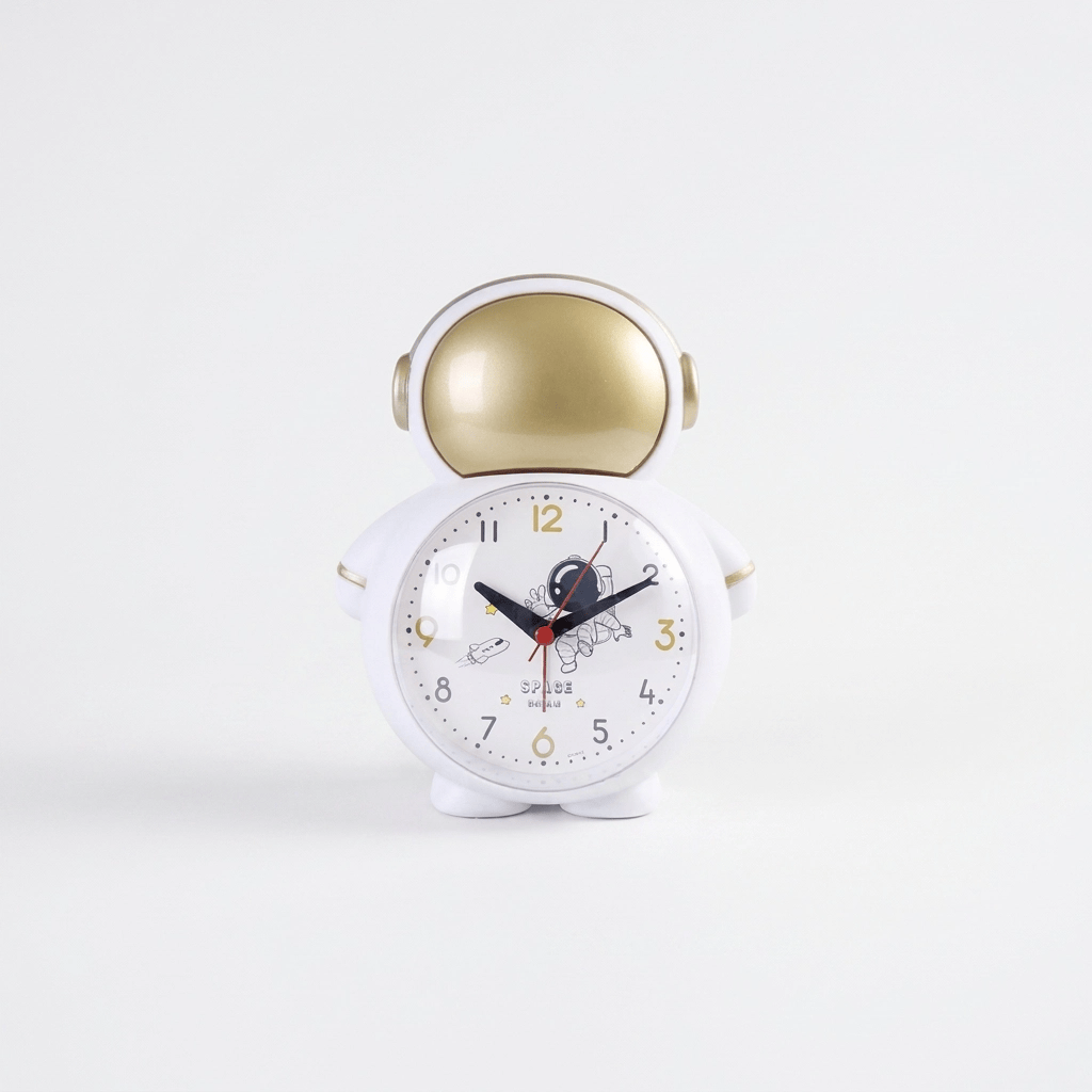 Royal Opera Gold Kids Alarm Clock Astronaut Digital