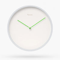 Royal Opera Green Minimalist Analog Wall Clock No Numerals
