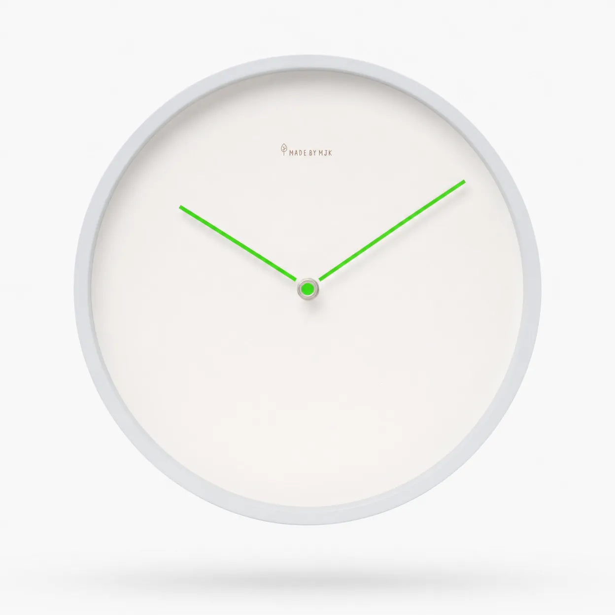 Royal Opera Green Minimalist Analog Wall Clock No Numerals