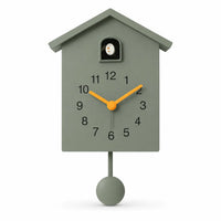 Royal Opera Green Modern Cuckoo Clock Silent Movement