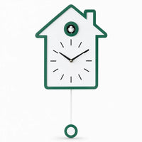 Royal Opera Green Modern Minimalist Cuckoo Clock