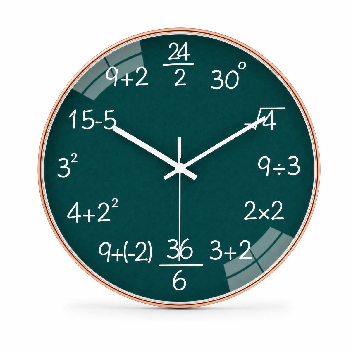 Royal Opera Green - Style 2 Mathematical Office Wall Clock