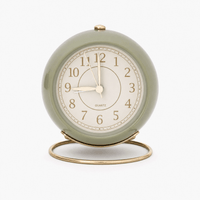 Royal Opera Green Vintage Twin Bell Alarm Clock