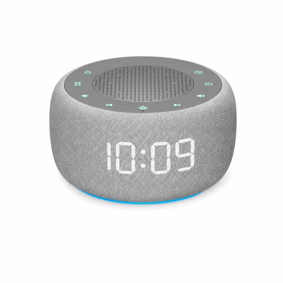 Royal Opera Grey Bluetooth Digital Alarm Clock