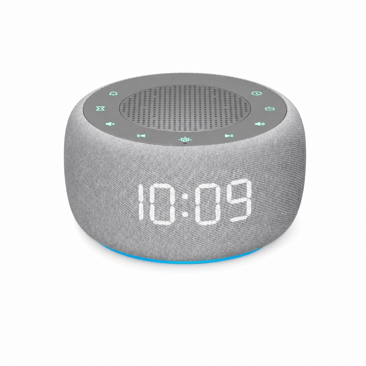 Royal Opera Grey Bluetooth Digital Alarm Clock