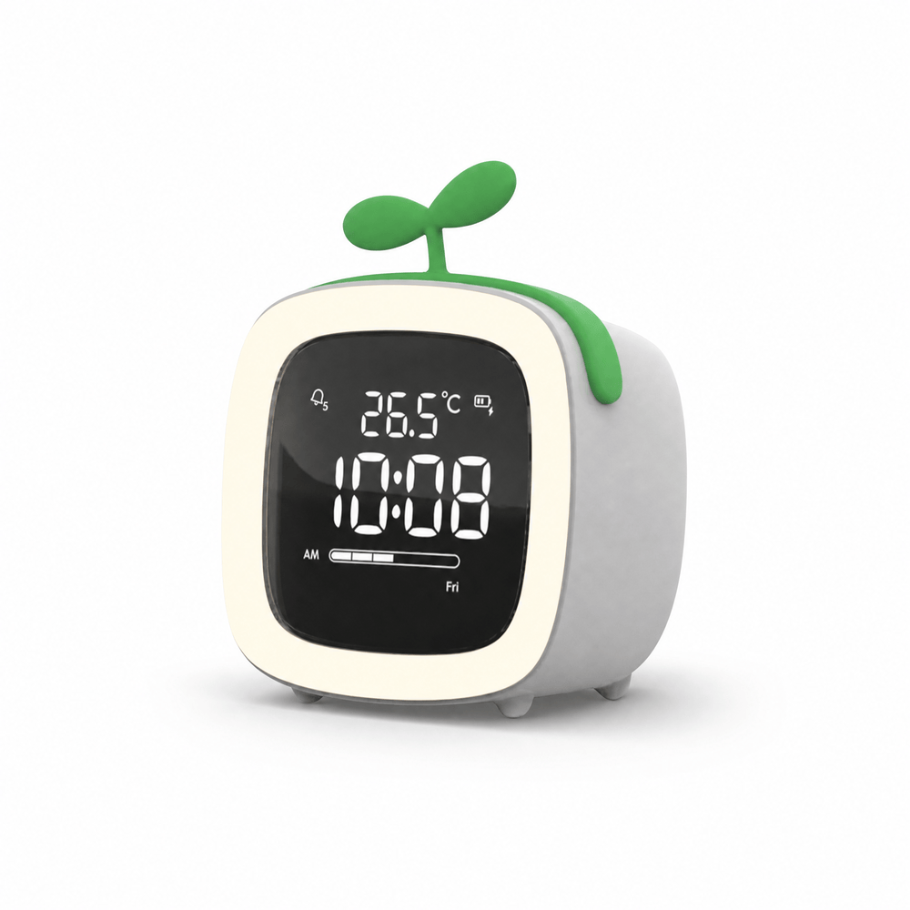 Royal Opera Grey Kids Alarm Clock Sprout Night Light