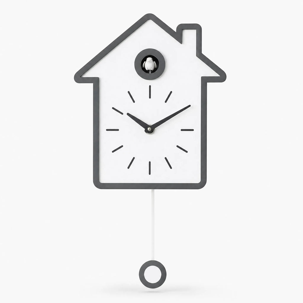 Royal Opera Grey Modern Minimalist Cuckoo Clock