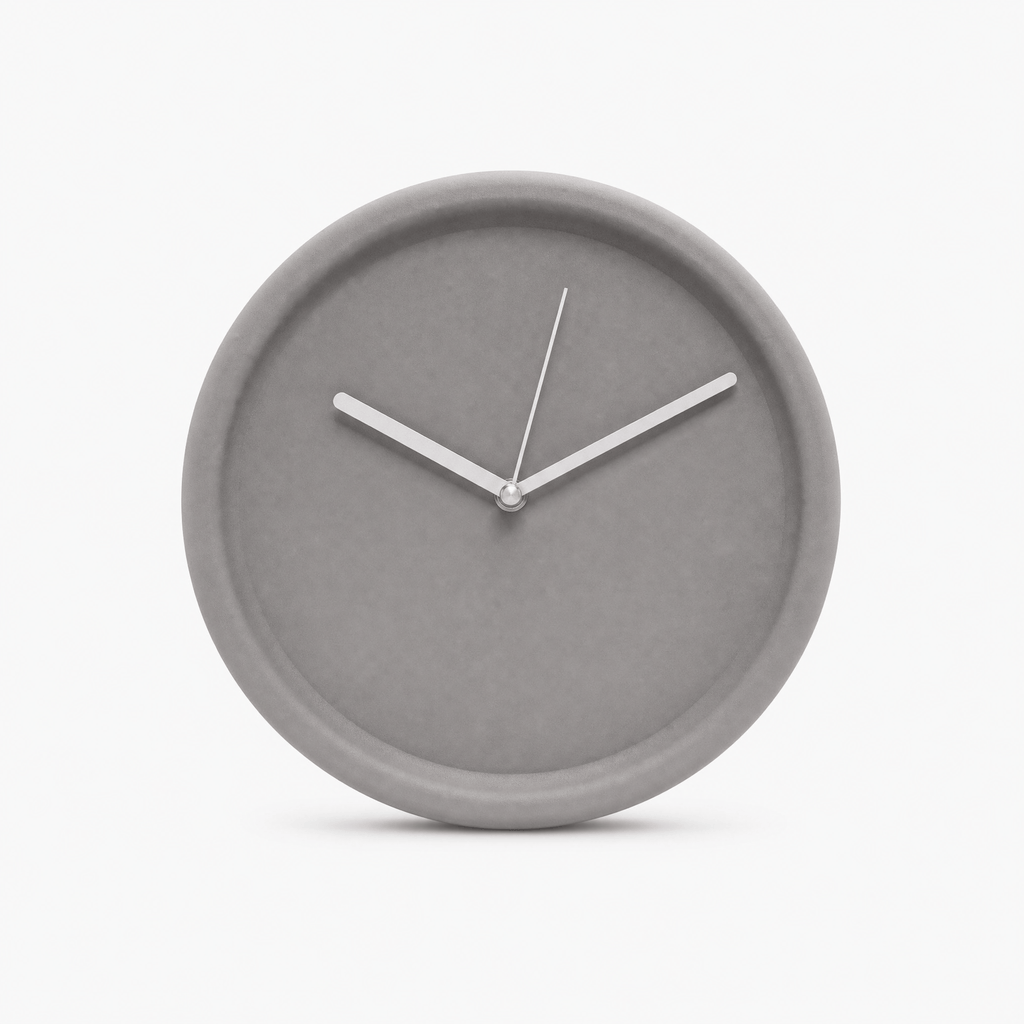 Royal Opera Grey Round Silent Wall Clock