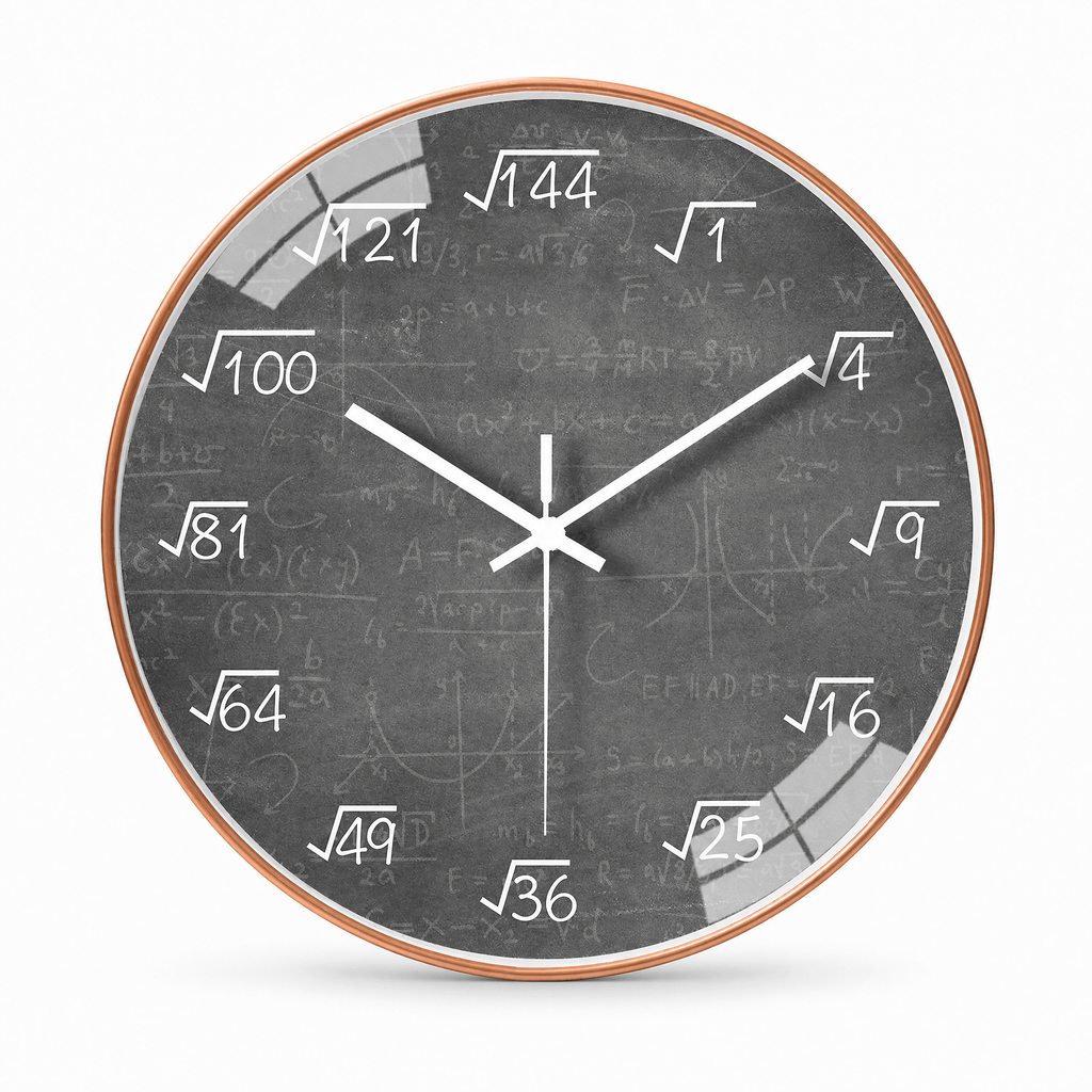 Royal Opera Grey - Style 1 Mathematical Office Wall Clock