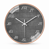 Royal Opera Grey - Style 1 Mathematical Office Wall Clock