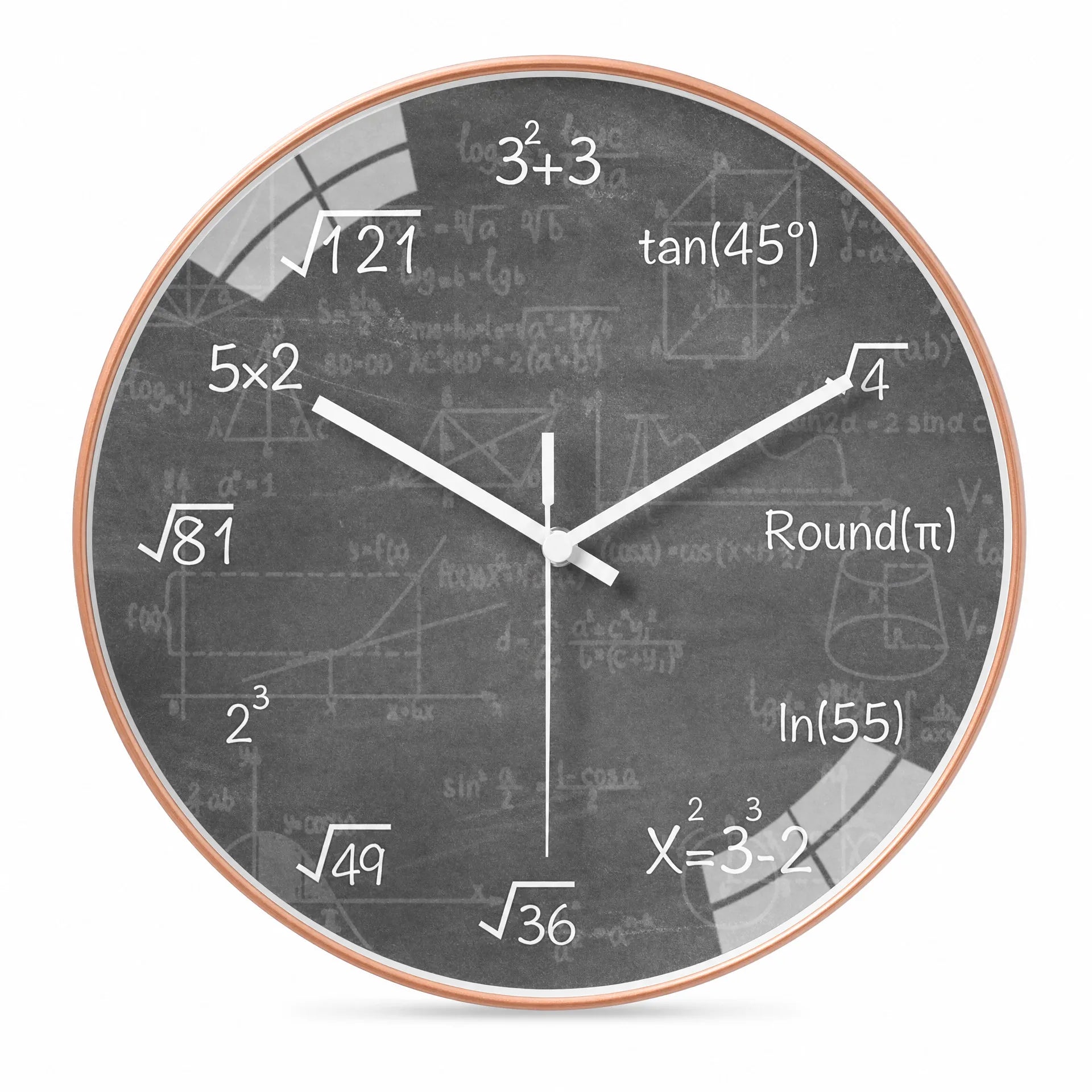Royal Opera Grey - Style 2 Mathematical Office Wall Clock