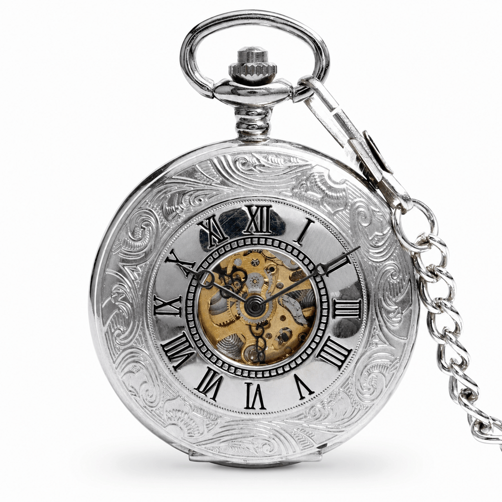 Royal Opera Half Hunter Mechanical Pocket Watch