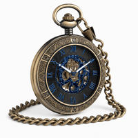 Royal Opera Hunter Case Pocket Watch Roman Numerals