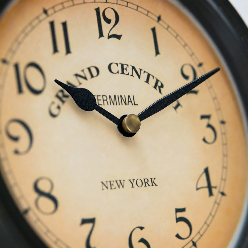 Royal Opera Industrial Station Wall Clock Roman Numerals Image
