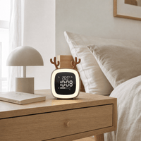 Royal Opera Kids Alarm Clock Antler Night Light